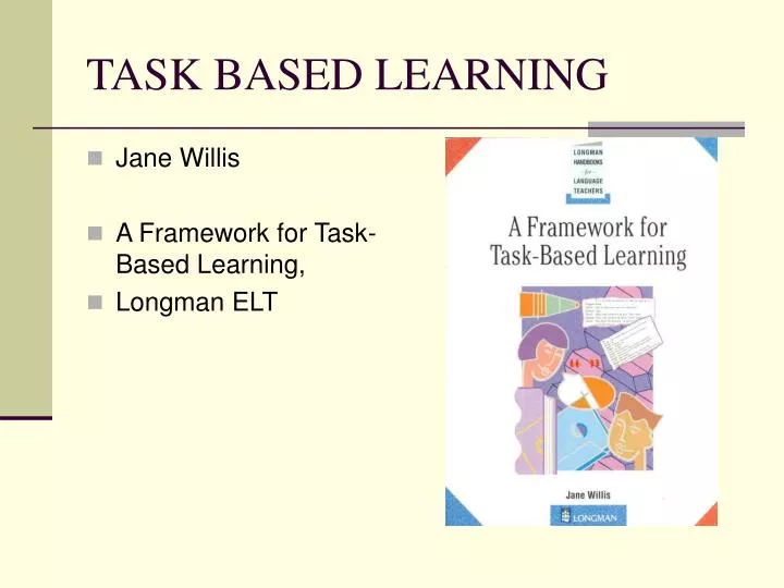 task based learning