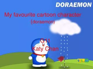 My favourite cartoon character ( doraemon)