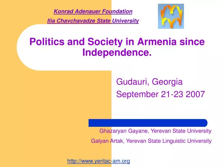 politics and society in armenia since independence