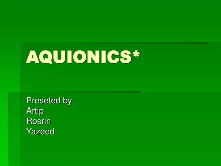 aquionics