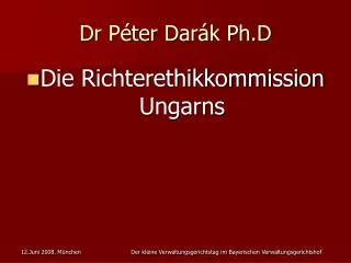 dr p ter dar k ph d