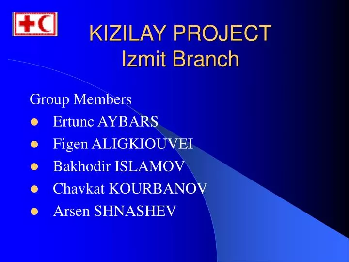 kizilay project izmit branch