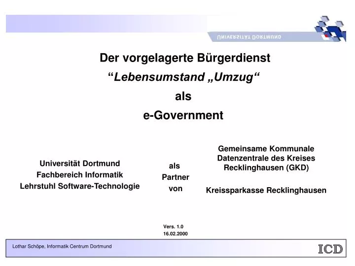 der vorgelagerte b rgerdienst lebensumstand umzug als e government