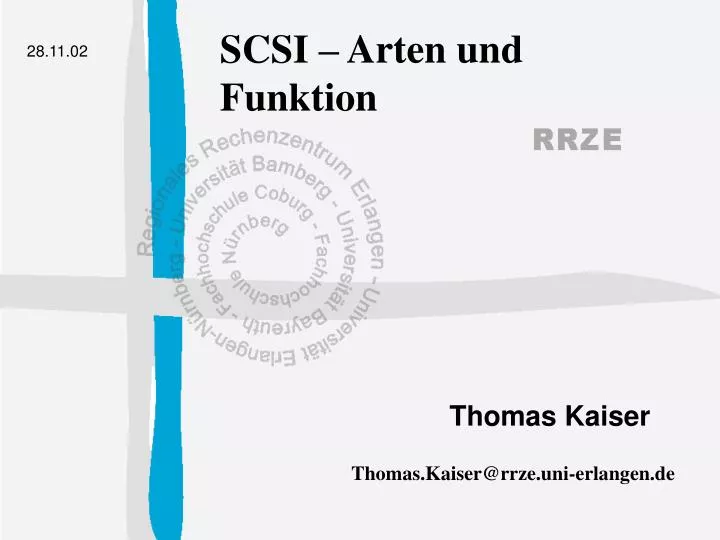 thomas kaiser@rrze uni erlangen de