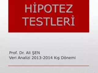 h potez testler
