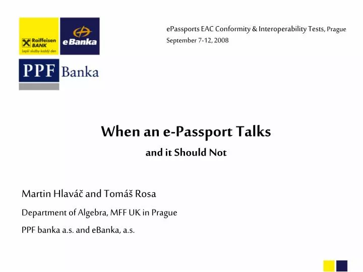 when an e passport talks and it should not