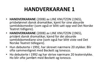 handverkarane 1