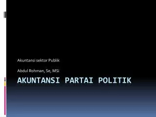 akuntansi sektor publik abdul rohman se msi