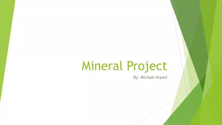 mineral project