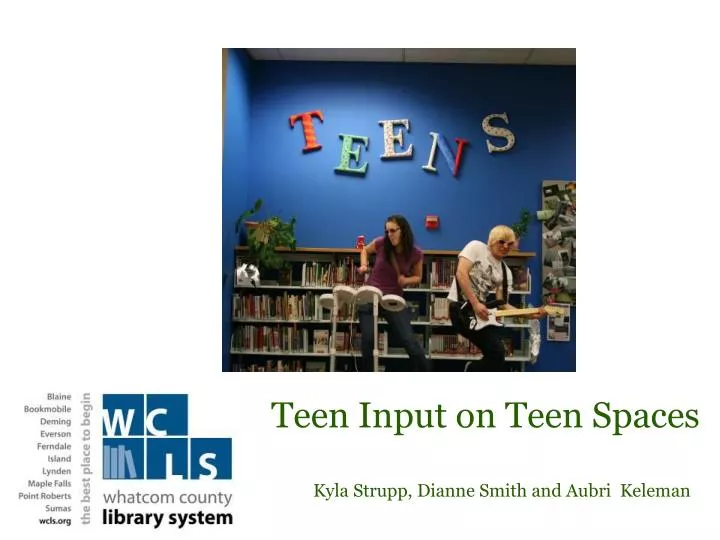 teen input on teen spaces