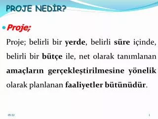 proje ned r