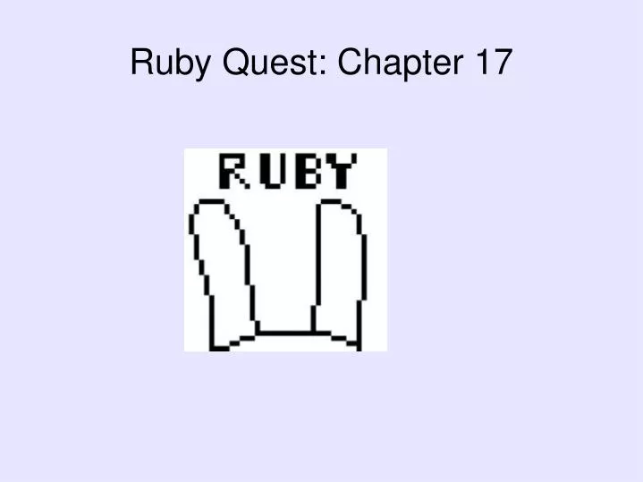 ruby quest chapter 17