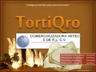 inteligencia de mercados internacionales i