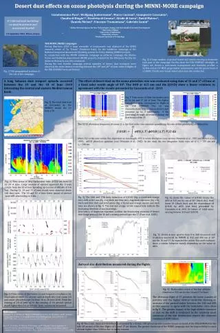 6 th International workshop on dust/ duststorm and associated dustfall