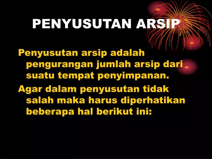 penyusutan arsip