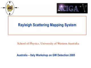 Rayleigh Scattering Mapping System