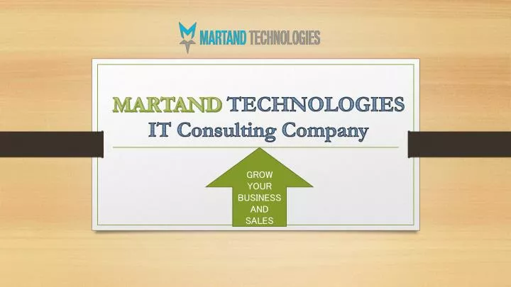 martand technologies it consulting company