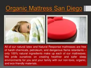 Organic Mattress San Diego