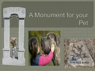 A Monument for your Pet