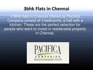 Buy 3bhk flats in chennai