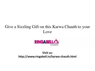 Give a Sizzling Gift to Your Love on This Karwa Chauth