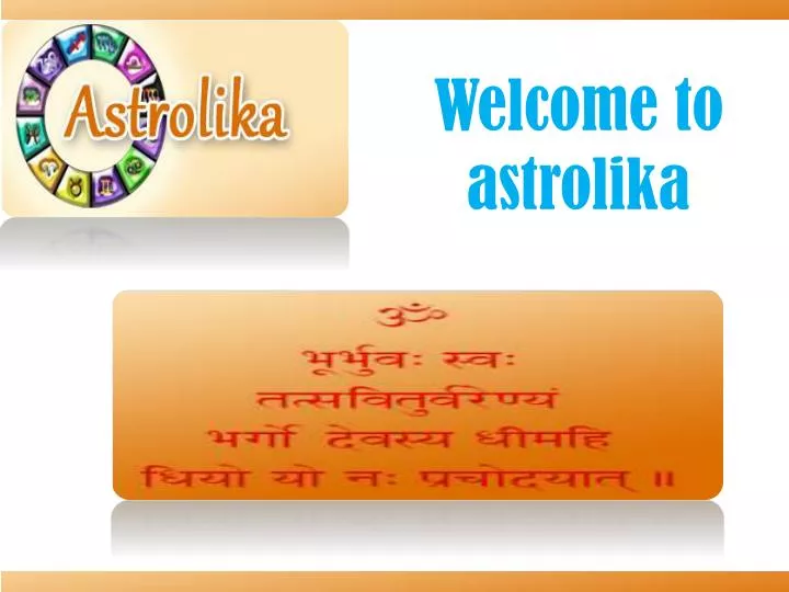 welcome to astrolika