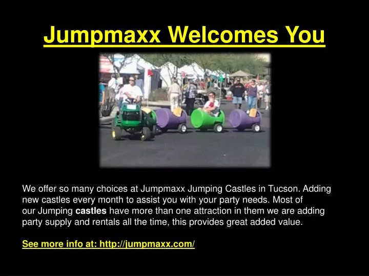 jumpmaxx welcomes you
