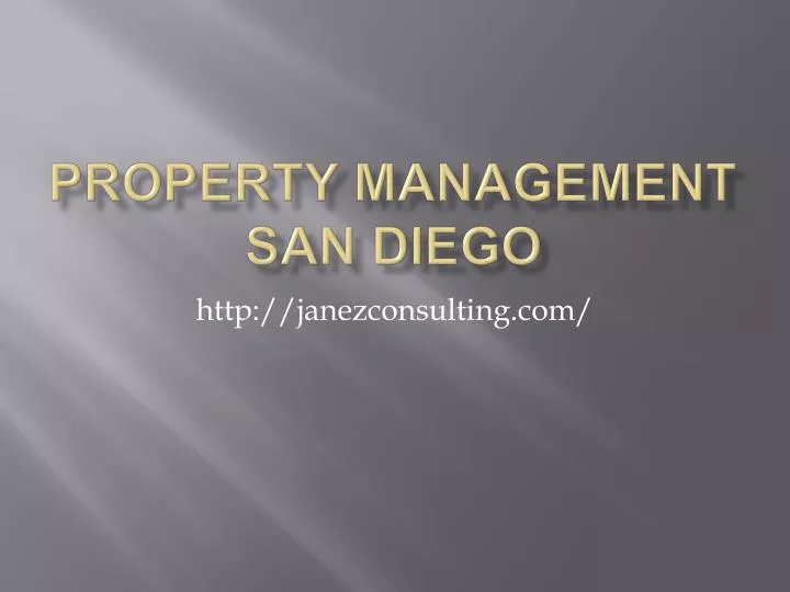 property management san diego