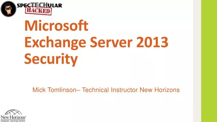 microsoft exchange server 2013 security