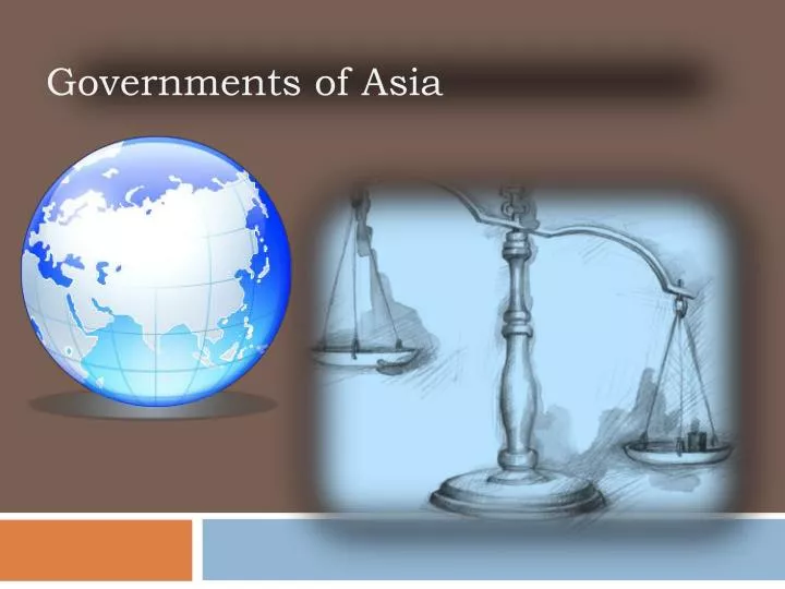 governments of asia