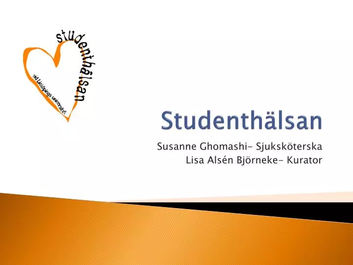 PPT - Studenthälsan PowerPoint Presentation, Free Download - ID:5381639