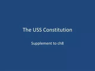 the uss constitution