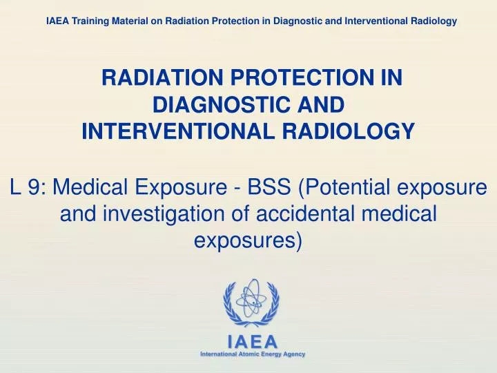radiation protection in diagnostic and interventional radiology