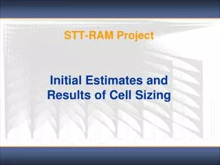 STT-RAM Project