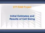 STT-RAM Project - slide 1