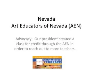 Nevada Art Educators of Nevada (AEN)