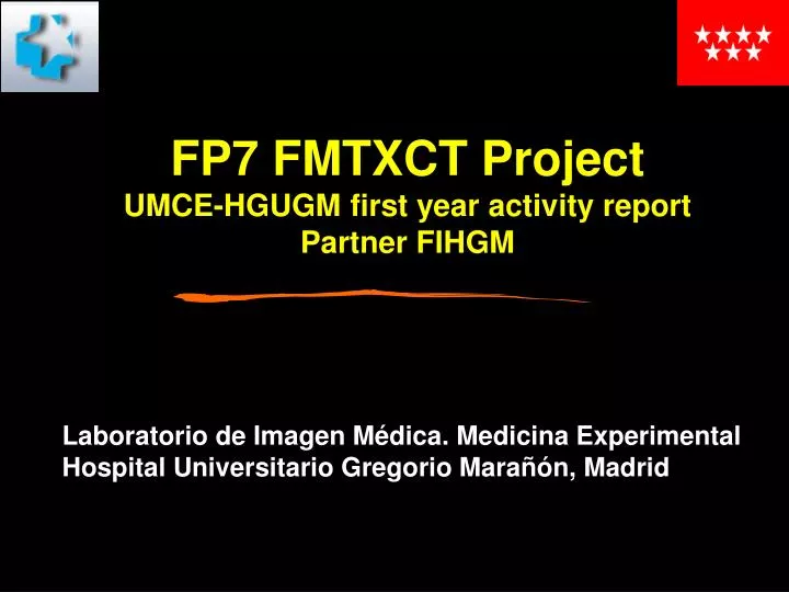 fp7 fmtxct project umce hgugm first year activity report partner fihgm