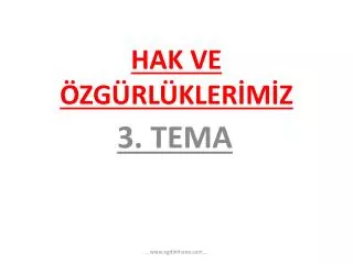 hak ve zg rl kler m z