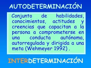 autodeterminaci n