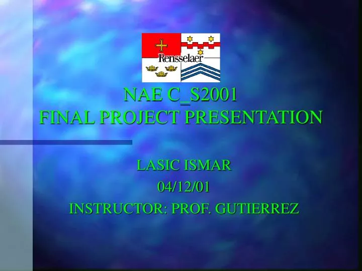 nae c s2001 final project presentation