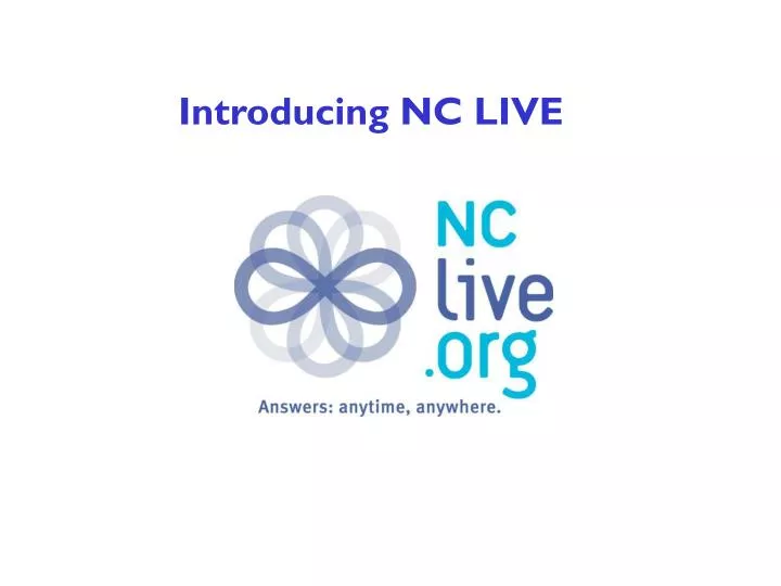 introducing nc live