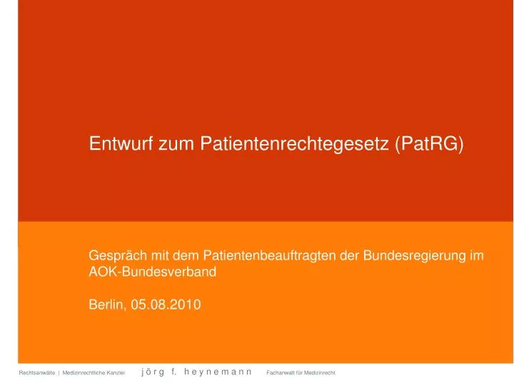 gespr ch mit dem patientenbeauftragten der bundesregierung im aok bundesverband berlin 05 08 2010