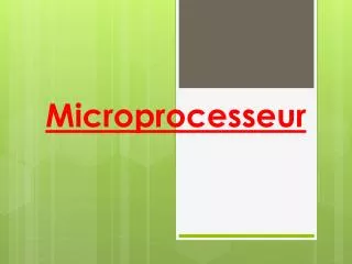 microprocesseur