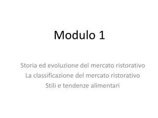 modulo 1