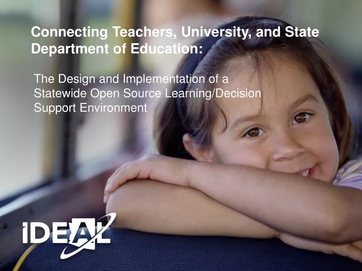 connecting teachers university and state department of education