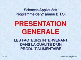 presentation generale