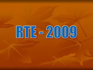 RTE - 2009