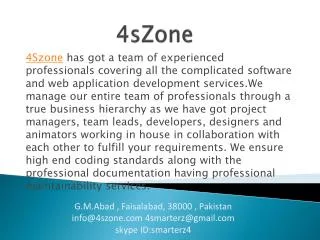 4sZone(web development organization)