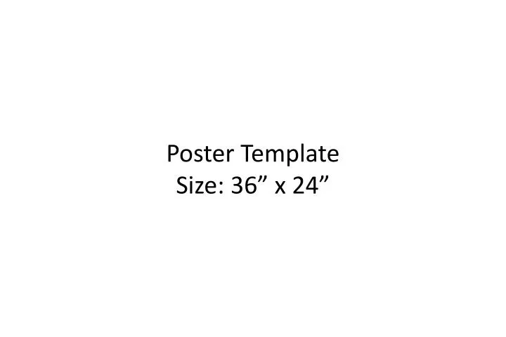 poster template size 36 x 24