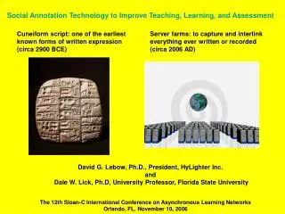 Social Annotation Technology to Improve Teaching, Learning, and Assessment